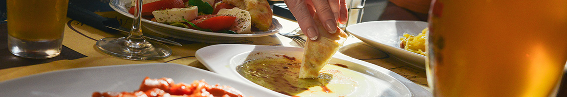 Eating Deli Eastern European at EuroCafé restaurant in Geneseo, NY.